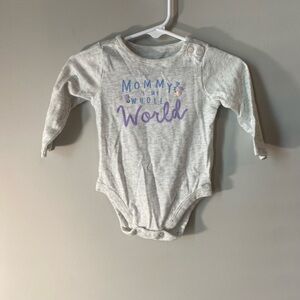 Garanimals Light Gray Baby Onesie